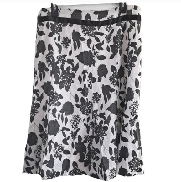 Moa Collection Women's Floral Print A-Line Midi Skirt Size Large NWOT - Picture 6 of 6